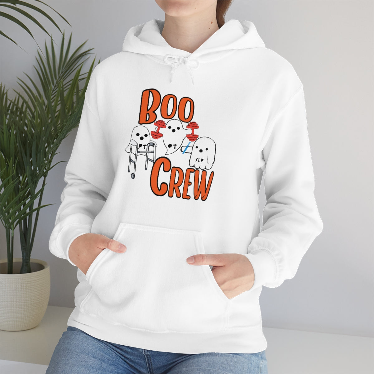 Boo Crew Halloween Hoodie Unisex Heavy Blend™ Hooded Sweatshirt