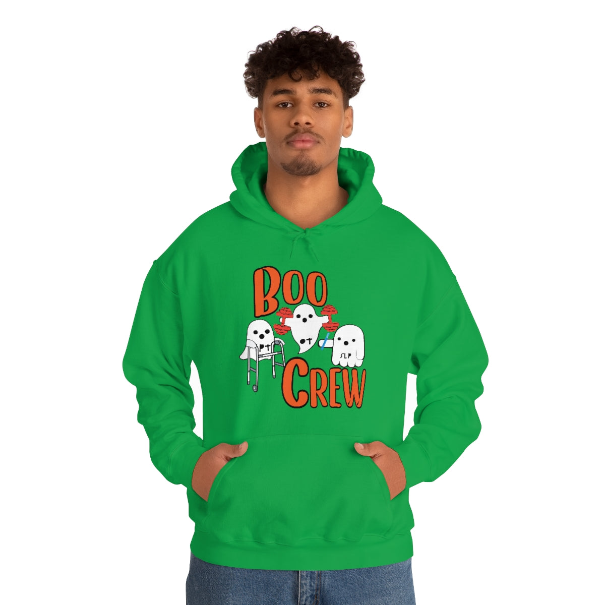 Boo Crew Halloween Hoodie Unisex Heavy Blend™ Hooded Sweatshirt