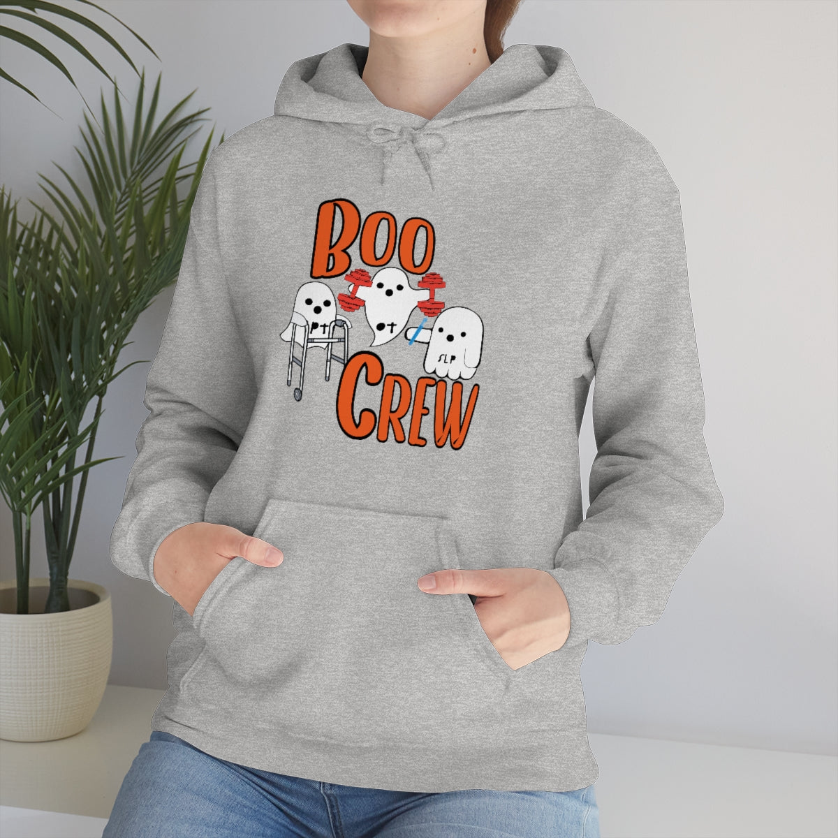 Boo Crew Halloween Hoodie Unisex Heavy Blend™ Hooded Sweatshirt