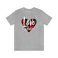 Love Wins Plaid Heart Shirt