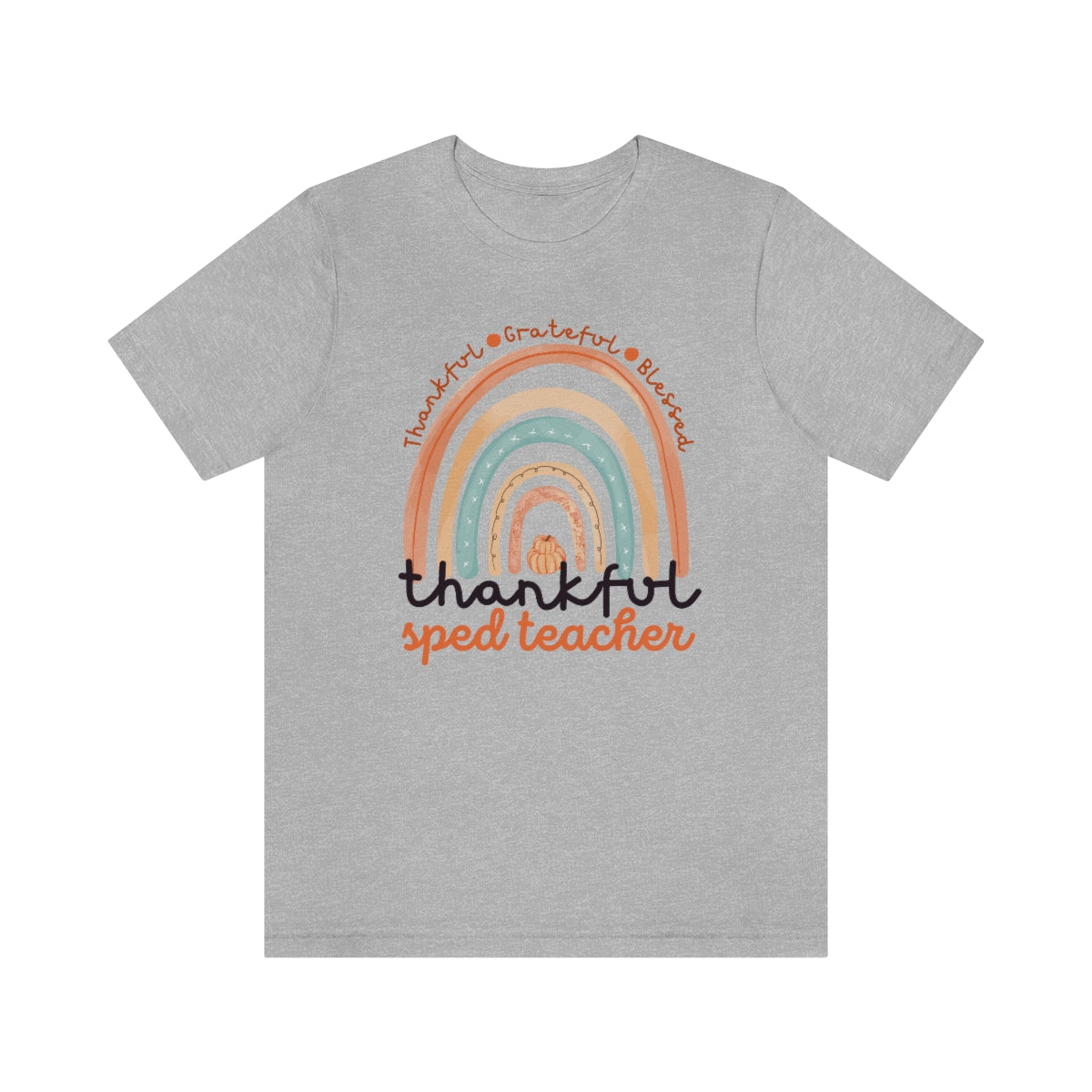 Thankful SPED Teacher Fall Thanksgiving Shirt