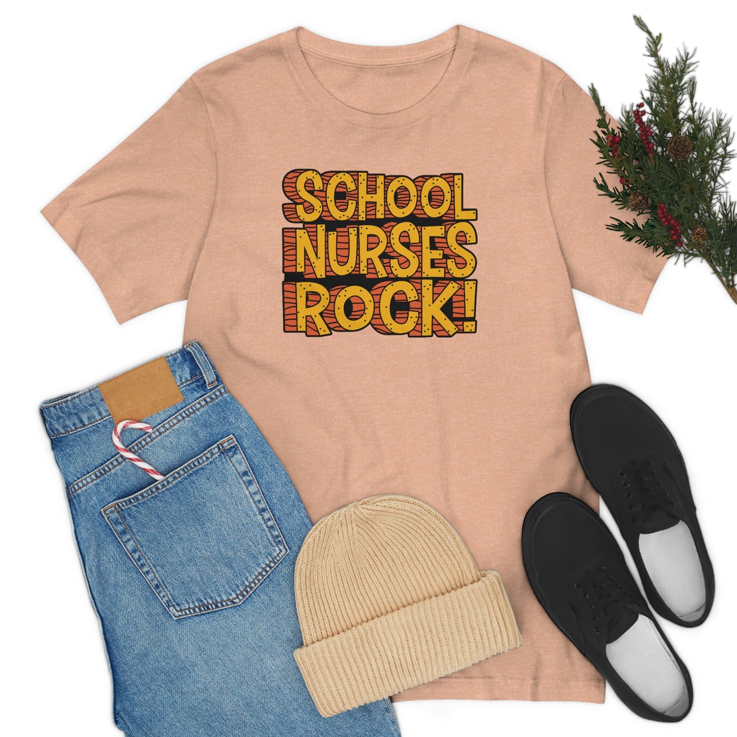 School Nurse Rock Shirt, School Nurse Gift, Nurse Shirt, School Nurse Tee, Nurse Appreciation, Gift For Nurse,School Nurse Tshirt,Nurse Week