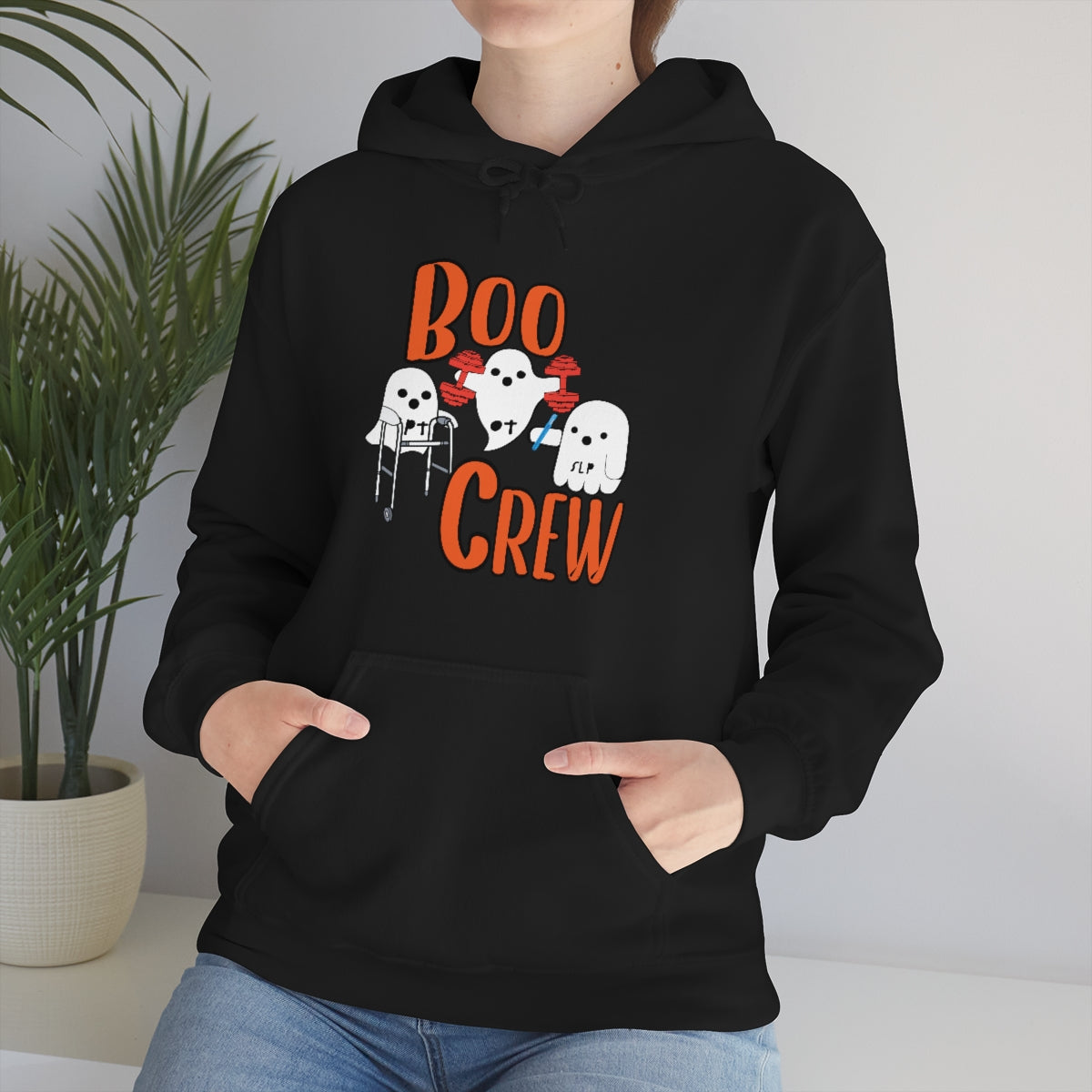 Boo Crew Halloween Hoodie Unisex Heavy Blend™ Hooded Sweatshirt