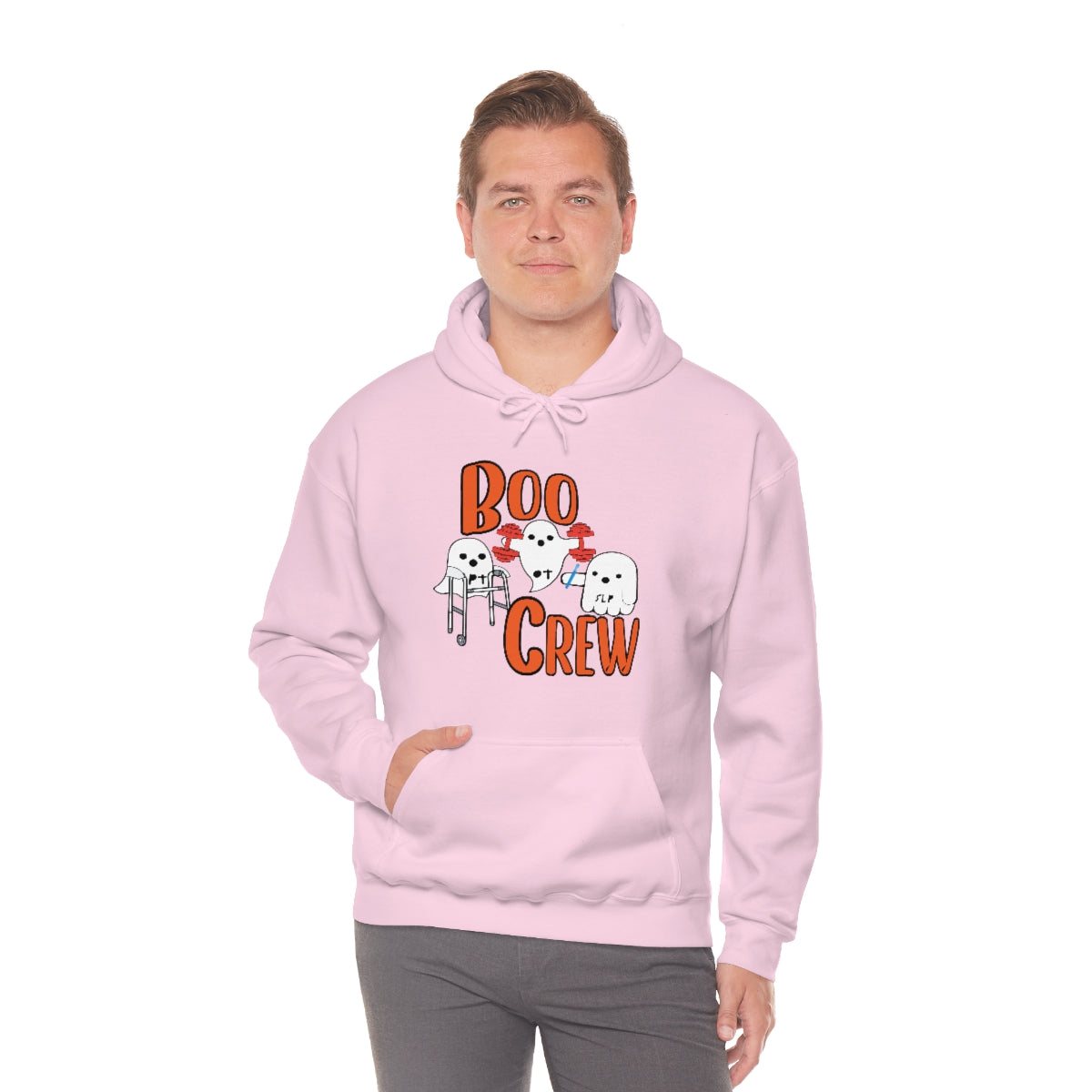 Boo Crew Halloween Hoodie Unisex Heavy Blend™ Hooded Sweatshirt