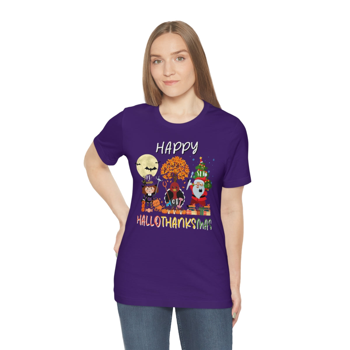 Happy Hallowthanksmas Therapy Team Shirt Fall Thanksgiving Tee