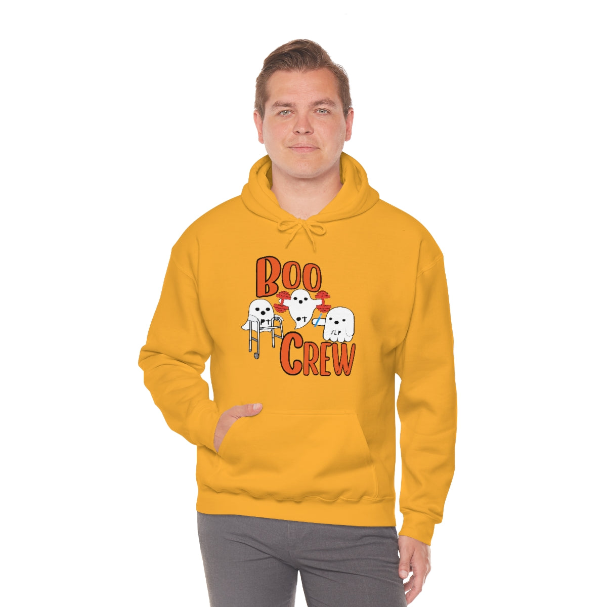 Boo Crew Halloween Hoodie Unisex Heavy Blend™ Hooded Sweatshirt