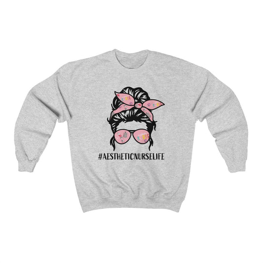 Aesthetic Nurse Life Crewneck Sweatshirt Pullover Unisex Heavy Blend™