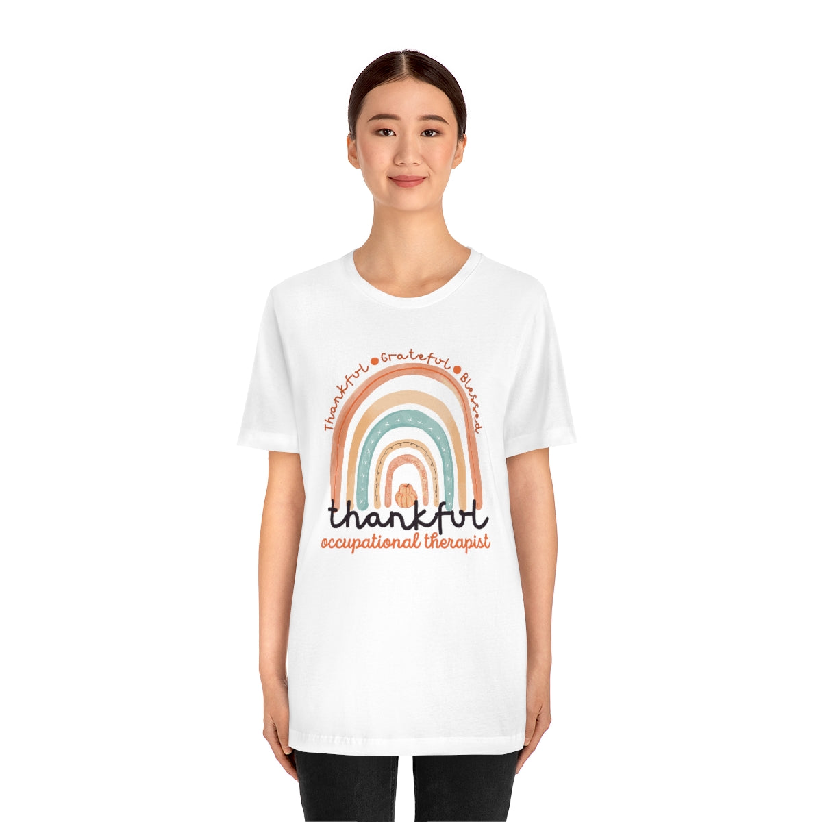 Thankful Occupational therapist OT Fall Thanksgiving Shirt