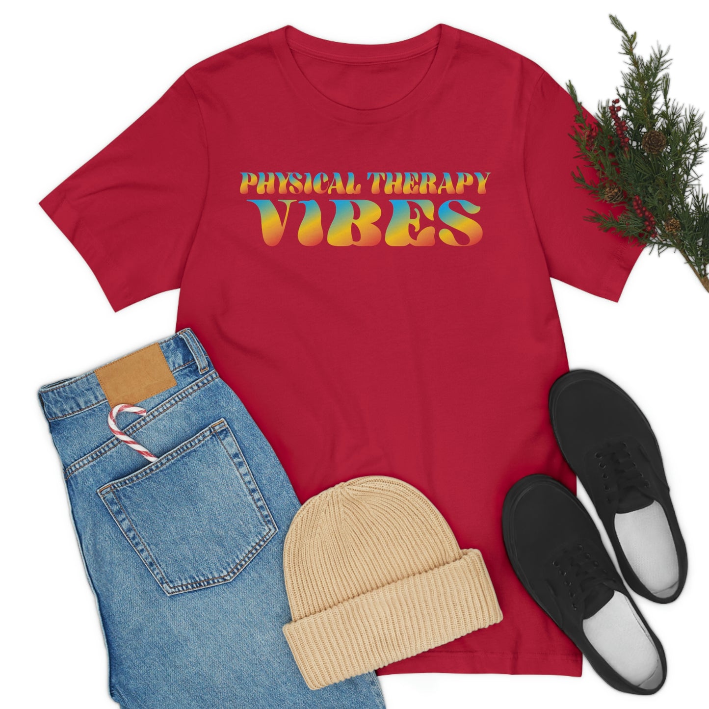 Physical Therapy Vibes Retro Shirt PT PTA Therapist