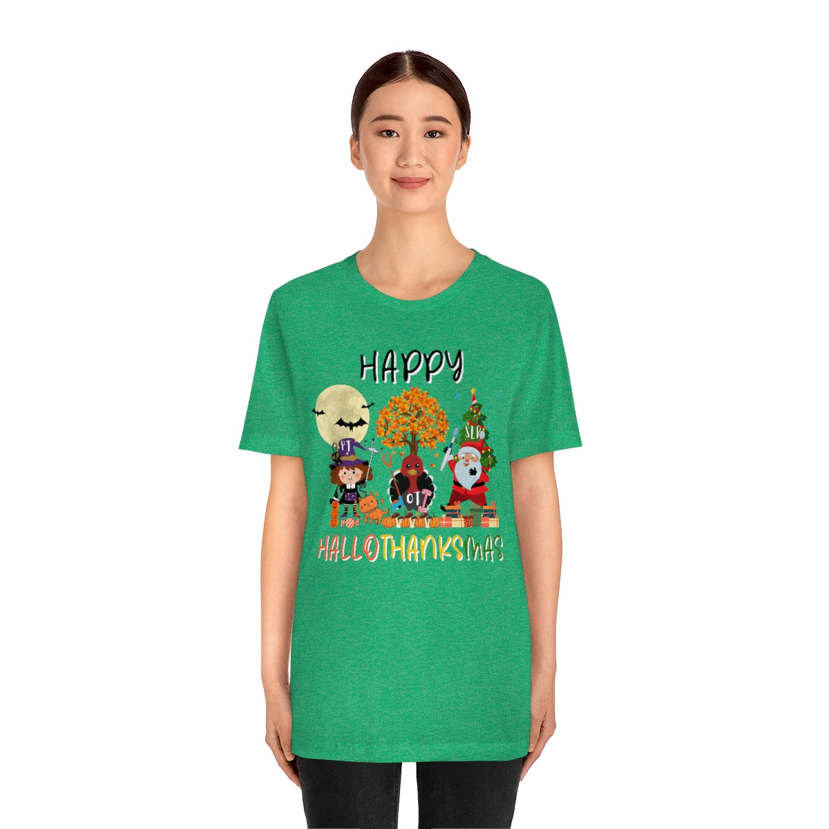 Happy Hallowthanksmas Therapy Team Shirt Fall Thanksgiving Tee