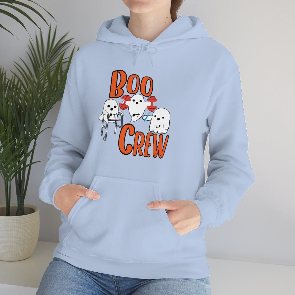 Boo Crew Halloween Hoodie Unisex Heavy Blend™ Hooded Sweatshirt