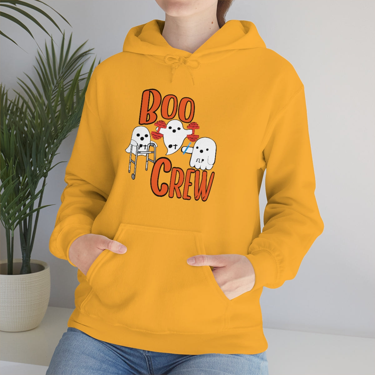 Boo Crew Halloween Hoodie Unisex Heavy Blend™ Hooded Sweatshirt