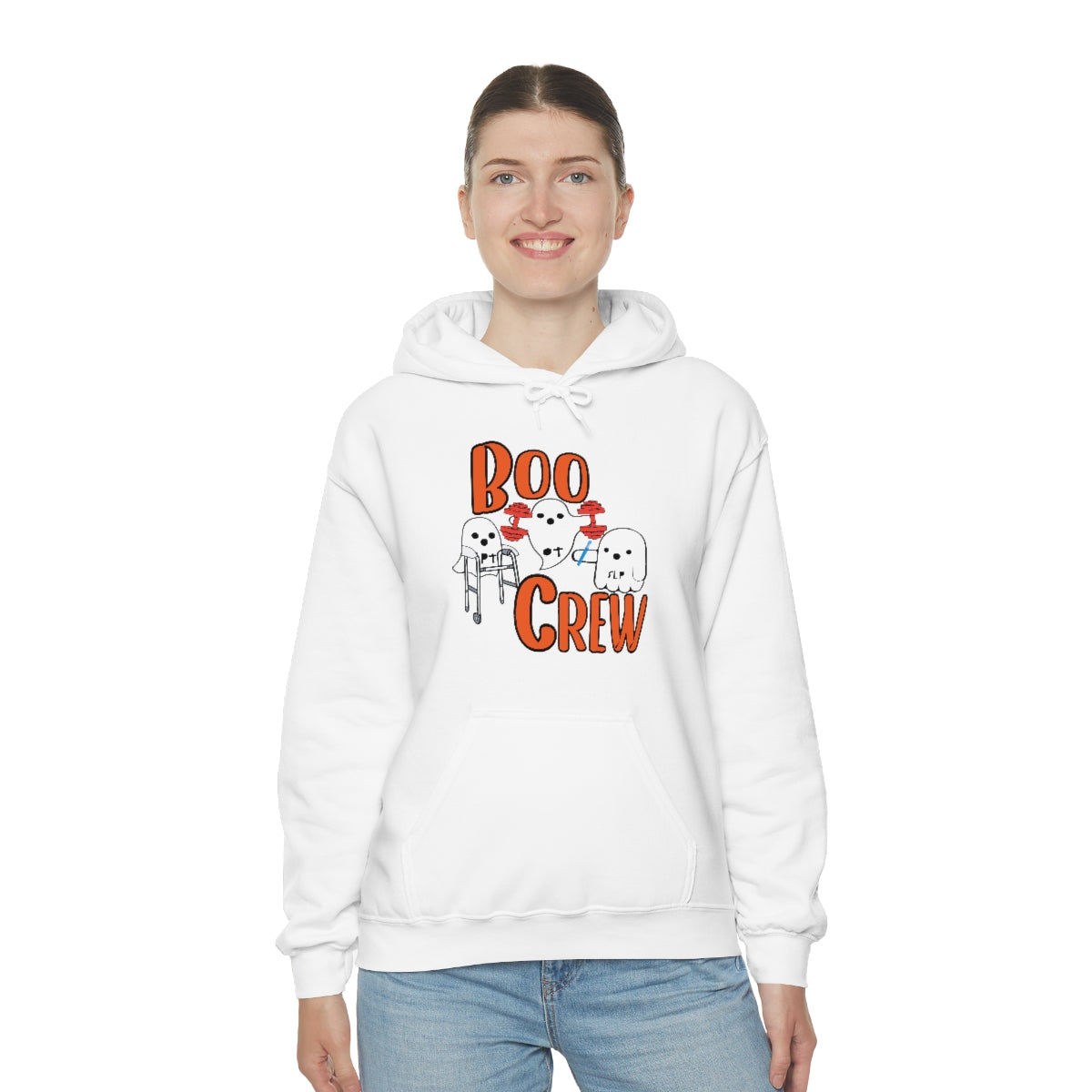 Boo Crew Halloween Hoodie Unisex Heavy Blend™ Hooded Sweatshirt