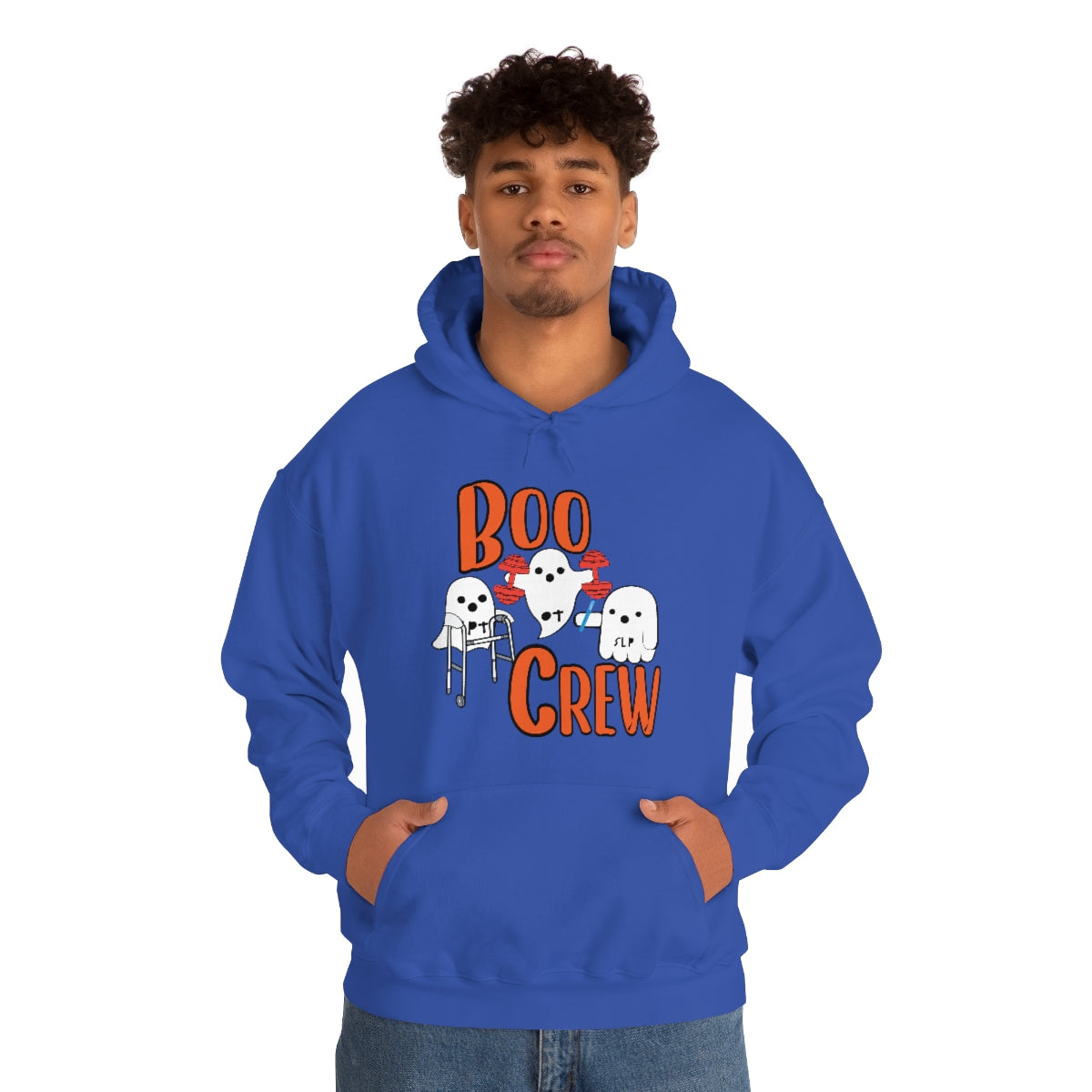 Boo Crew Halloween Hoodie Unisex Heavy Blend™ Hooded Sweatshirt