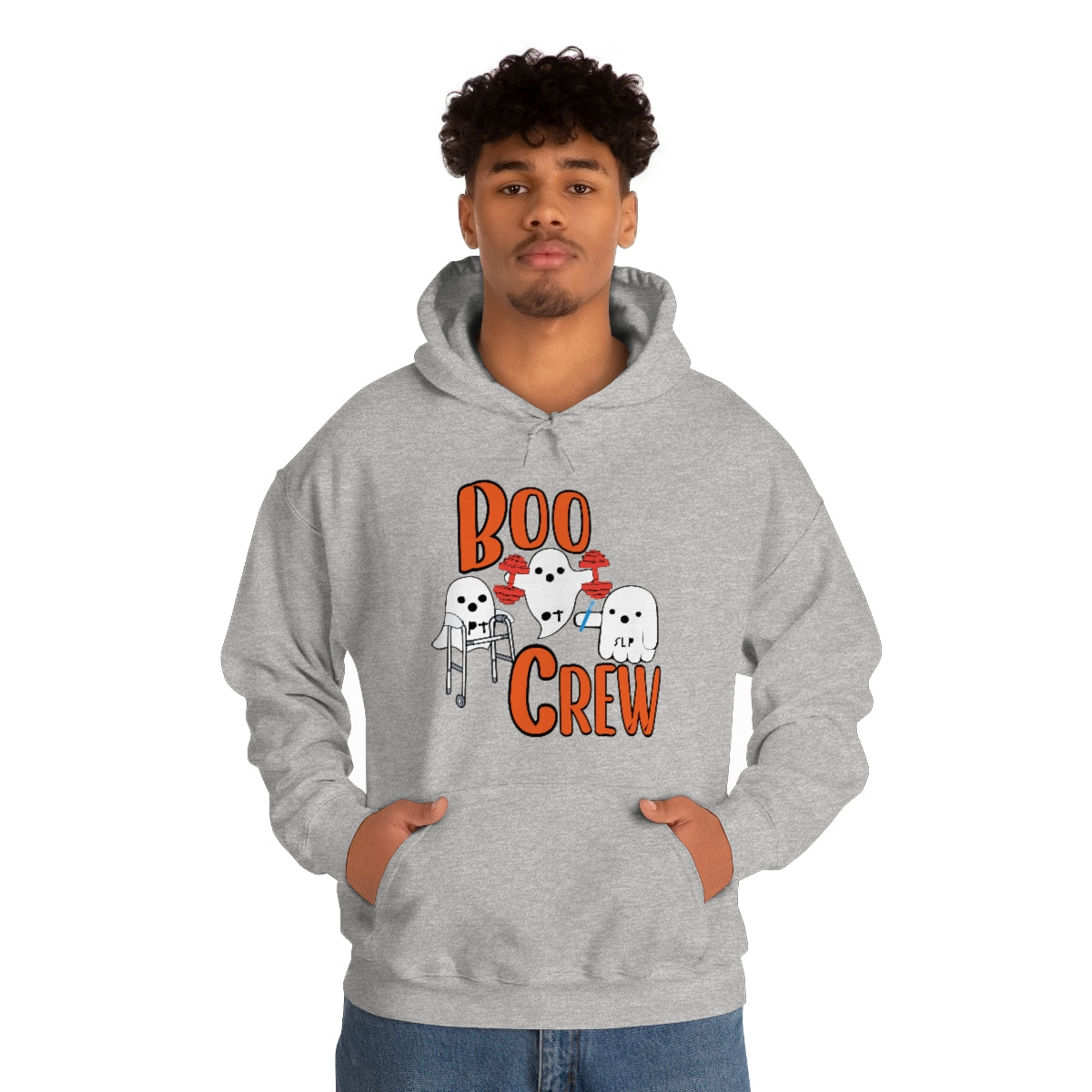 Boo Crew Halloween Hoodie Unisex Heavy Blend™ Hooded Sweatshirt