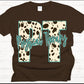 Physical Therapy Cow Print PT PTA Therapist Shirt