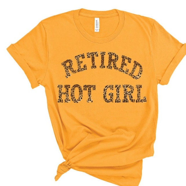 Retired Hot Girl, funny, leopard, whimsical