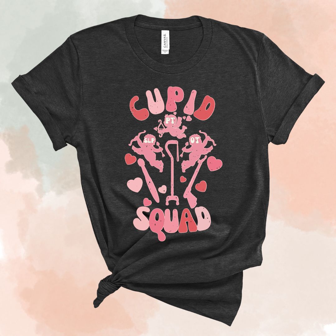 Cupid Squad - Therapy Team Valentines Shirt - OT PT SLP Valentine's Day Shirt - Rehab Team